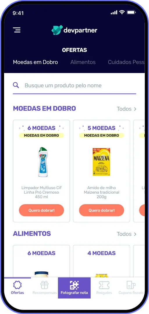 Cashback - Leitor de Cupom e Notas Fiscais