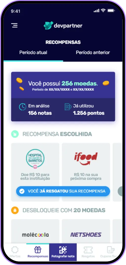 Compre & Ganhe - Leitor de Cupom e Notas Fiscais